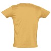 Купить Футболка мужская FIRST 150, горчично-желтая с нанесением логотипа