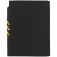 Купить Ежедневник Flexpen Black, недатированный, черный с желтым с нанесением логотипа