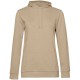Купить Толстовка с капюшоном женская Hoodie, бежевая с нанесением логотипа