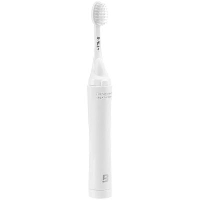 Купить Зубная щетка с пастой Push & Brush, белая с нанесением логотипа