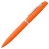 Купить Ручка шариковая Bolt Soft Touch, оранжевая с нанесением логотипа