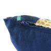 Купить Чехол на подушку Lazy flower, квадратный, темно-синий с нанесением логотипа