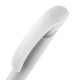Купить Ручка шариковая Clear Solid, белая с нанесением логотипа