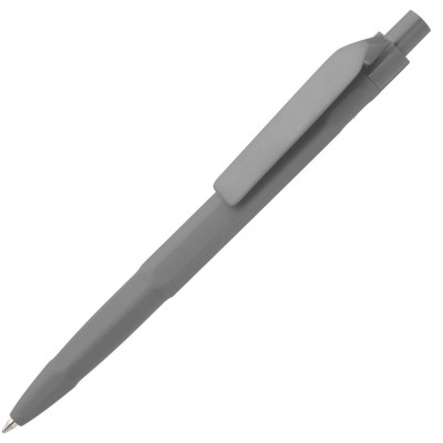 Купить Ручка шариковая Prodir QS30 PRP Working Tool Soft Touch, серая с нанесением логотипа