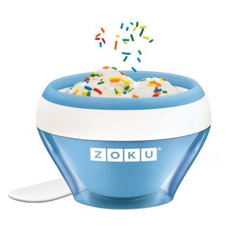 Купить Мороженица Ice Cream Maker, синяя с нанесением логотипа