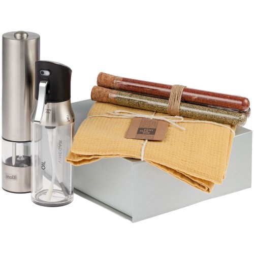 Купить Набор Seasoning, желтый с нанесением логотипа