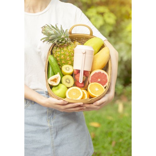 Купить Портативный блендер Juicer, белый с нанесением логотипа