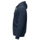 Купить Толстовка мужская Hooded Full Zip темно-синяя с нанесением логотипа