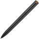 Купить Ручка шариковая Split Black Neon, черная с оранжевым с нанесением логотипа