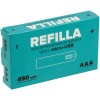 Купить Набор перезаряжаемых батареек Refilla AAA, 450 мАч с нанесением логотипа