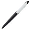 Купить Ручка шариковая Prodir DS5 TRR-P Soft Touch, черная с белым с нанесением логотипа