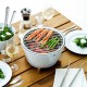 Купить Гриль настольный Grill, белый с нанесением логотипа