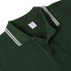 Купить Рубашка поло Virma Stripes, зеленая с нанесением логотипа