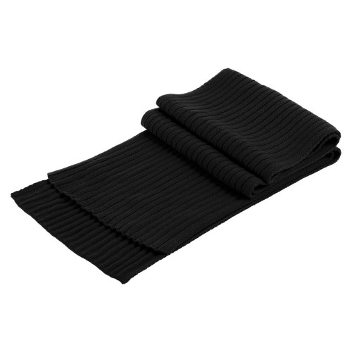 Купить Шарф Stripes, черный с нанесением логотипа Купить Шарф Stripes, черный с нанесением логотипа
