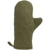 Купить Прихватка-рукавица детская «Младший шеф», темно-зеленая с нанесением логотипа