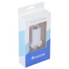 Купить Сетевое зарядное устройство Uniscend Double USB, белое с нанесением логотипа