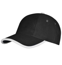 Бейсболка Unit Trendy, черная с белым