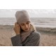 Купить Шапка Windy Rose, бежевая с нанесением логотипа