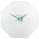 Купить Часы настенные стеклянные Time Diamond с нанесением логотипа
