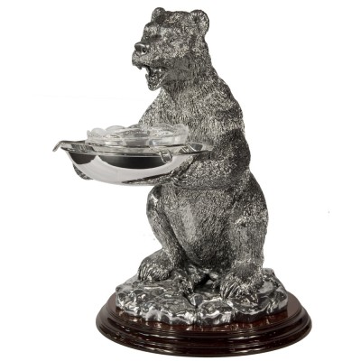 Купить Икорница «Медведь» с нанесением логотипа