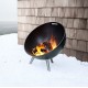Купить Очаг Fire Globe, черный с нанесением логотипа