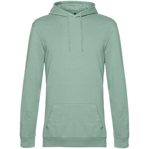 Купить Толстовка с капюшоном унисекс Hoodie, серо-зеленая с нанесением логотипа