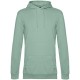Купить Толстовка с капюшоном унисекс Hoodie, серо-зеленая с нанесением логотипа
