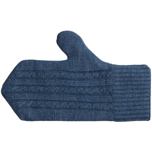 Купить Варежки Comfort Up, синий меланж с нанесением логотипа