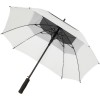 Купить Квадратный зонт-трость Octagon, черный с белым с нанесением логотипа