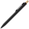 Купить Ручка шариковая Chromatic PP, черная с золотистым с нанесением логотипа