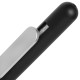 Купить Ручка шариковая Slider Silver, черный металлик с нанесением логотипа