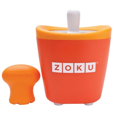 Купить Набор для приготовления мороженого Single Quick Pop Maker, оранжевый с нанесением логотипа