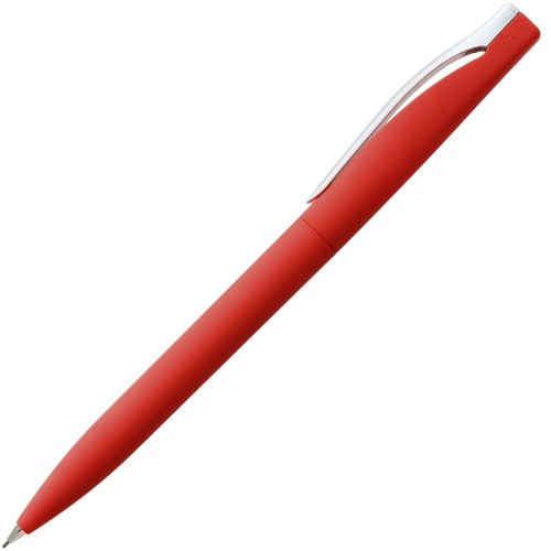 Купить Карандаш механический Pin Soft Touch, красный с нанесением логотипа