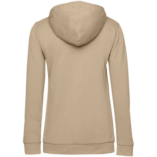 Купить Толстовка с капюшоном женская Hoodie, бежевая с нанесением логотипа