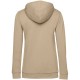 Купить Толстовка с капюшоном женская Hoodie, бежевая с нанесением логотипа