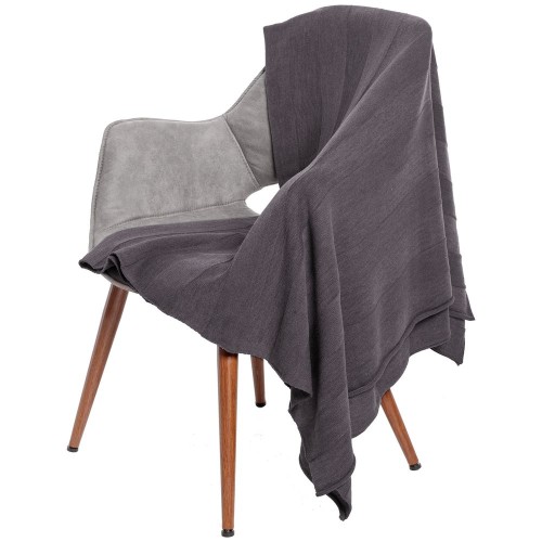 Купить Плед Pleat, серый с нанесением логотипа