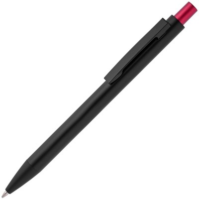 Купить Ручка шариковая Chromatic, черная с красным с нанесением
