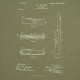 Купить Футболка приталенная Old Patents. Knife, меланж хаки с нанесением логотипа
