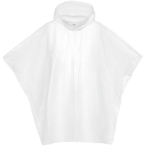 Купить Дождевик-пончо RainProof, белый с нанесением логотипа