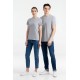 Купить Футболка женская T-bolka Stretch Light Lady, серый меланж с нанесением логотипа