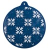 Купить Новогодний самонадувающийся шарик «Скандик», синий с нанесением логотипа