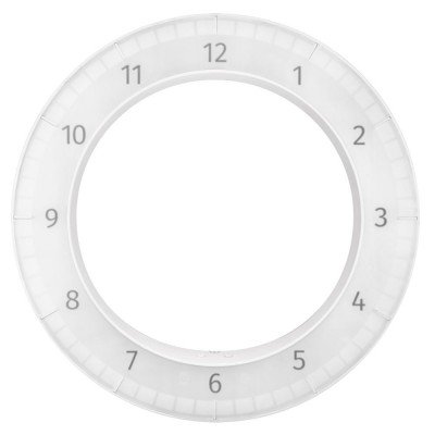 Купить Часы настенные The Only Clock, белые с нанесением логотипа