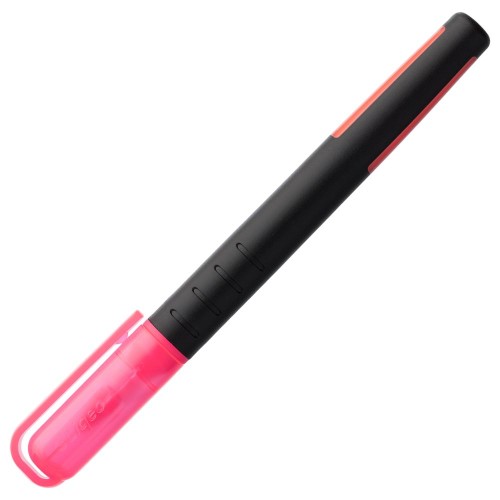 Купить Маркер текстовый Liqeo Pen, розовый с нанесением логотипа