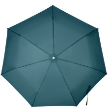 Складной зонт Alu Drop S, 3 сложения, 7 спиц, автомат, синий (индиго)