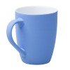 Купить Кружка Good Morning c покрытием софт-тач, голубая с нанесением логотипа