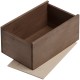 Купить Деревянный ящик Boxy, малый, тонированный с нанесением логотипа