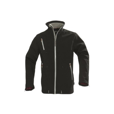Купить Куртка софтшелл мужская SNYDER, черная с нанесением логотипа