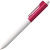Купить Ручка шариковая Hint Special, белая с розовым с нанесением логотипа