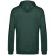 Купить Толстовка с капюшоном унисекс Hoodie, темно-зеленый меланж с нанесением логотипа