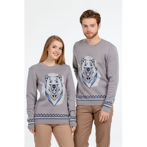 Купить Джемпер Totem Bear, серый с нанесением логотипа